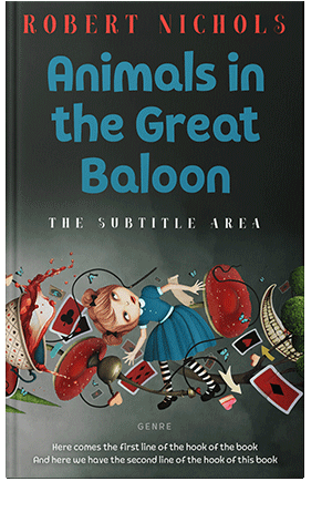 Pre Made Book Cover Heavy Metal