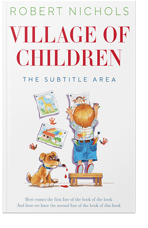 Pre Made Book Cover Moon Mist