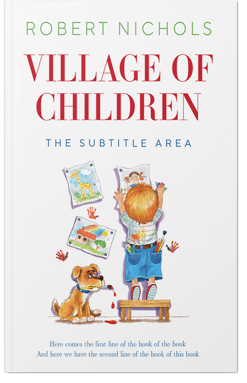 Front view of Moon Mist #10795 - Premade Teen & Young Adult Book Cover