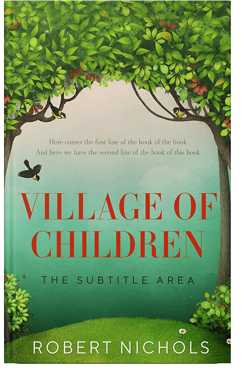 Front view of Apple #10796 - Premade Nature Book Cover