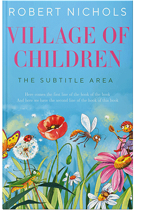 Pre Made Book Cover Turquoise Blue