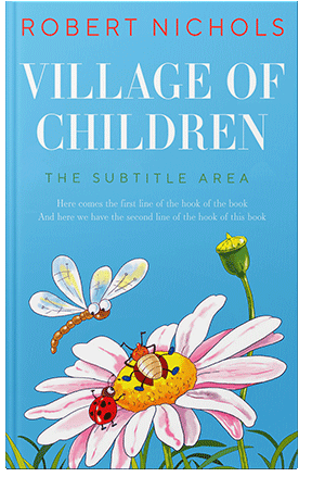 Pre Made Book Cover Picton Blue