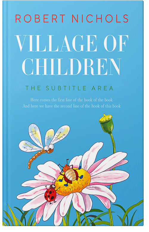 Front view of Picton Blue #10803 - Premade Nature Book Cover