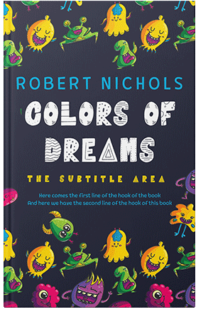 Pre Made Book Cover Ebony Clay