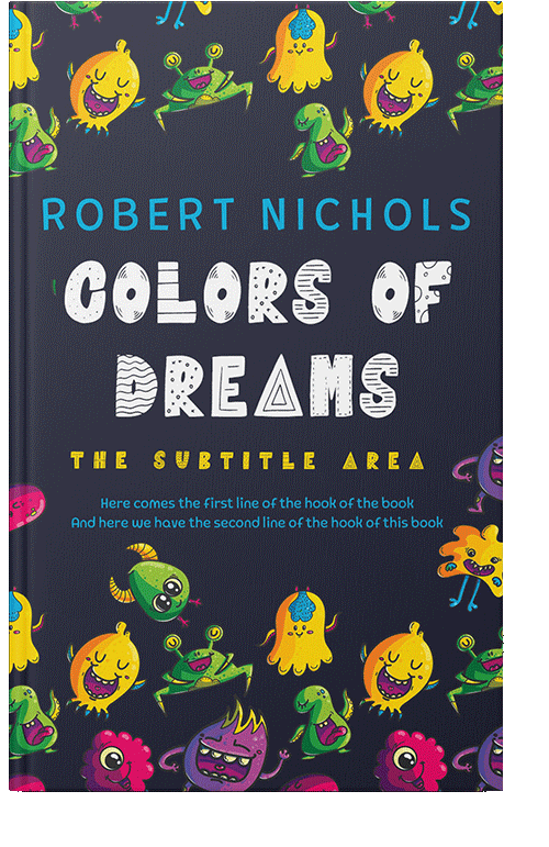 Front view of Ebony Clay #10805 - Premade Fantasy Book Cover