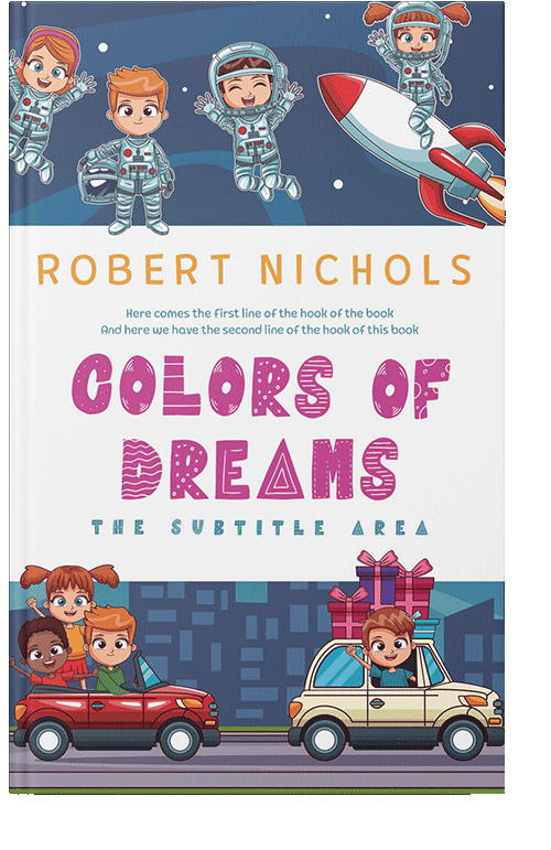 Front view of Blue Bayoux #10809 - Premade Teen & Young Adult Book Cover