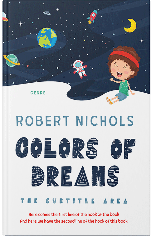 Front view of Premade Children's Book Cover - Big Stone