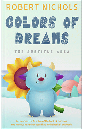 Pre Made Book Cover Apple Green