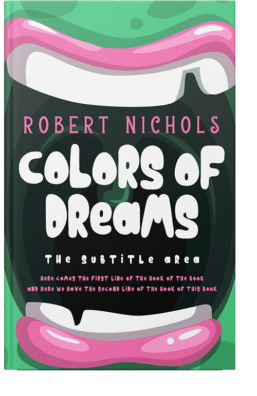 Front view of Aztec #10818 - Premade Horror Book Cover