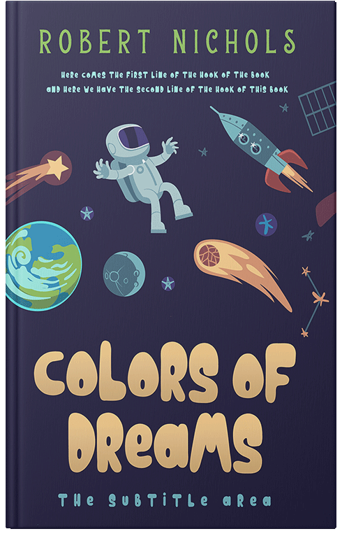 Front view of Premade Science Fiction Book Cover - Martinique