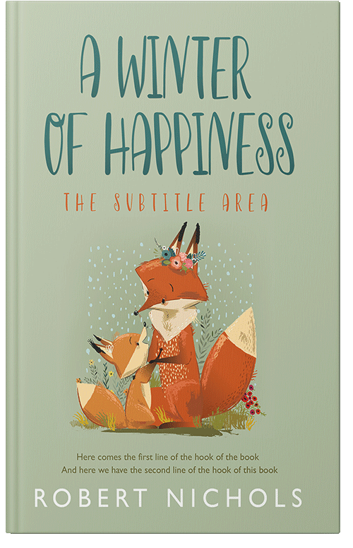 Front view of Premade Children's Book Cover - Rainee