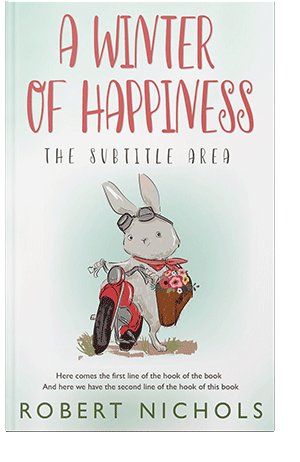 Pre Made Book Cover Gin