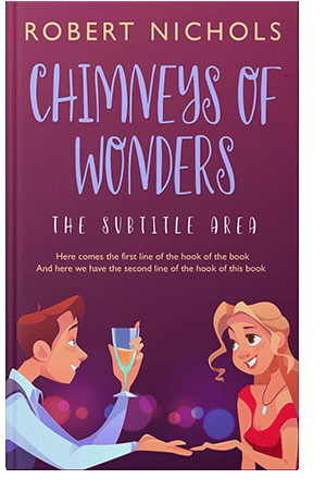 Pre Made Book Cover Claret