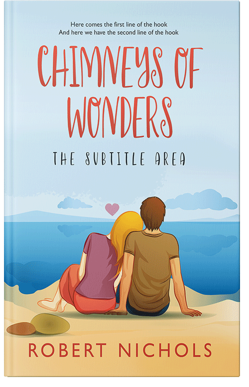 Front view of Gray Nurse #10842 - Premade Romance Book Cover