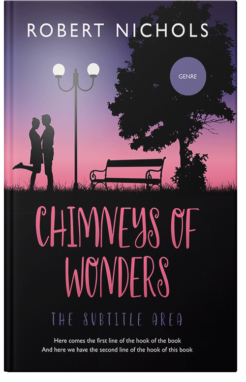 Front view of Viola #10844 - Premade Romance Book Cover