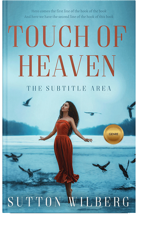 Front view of Bermuda #10854 - Premade Romance Book Cover