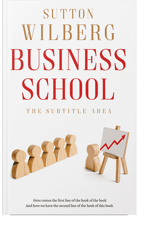 Front view of Parchment #10868 - Premade Business Book Cover | BookCoverZone