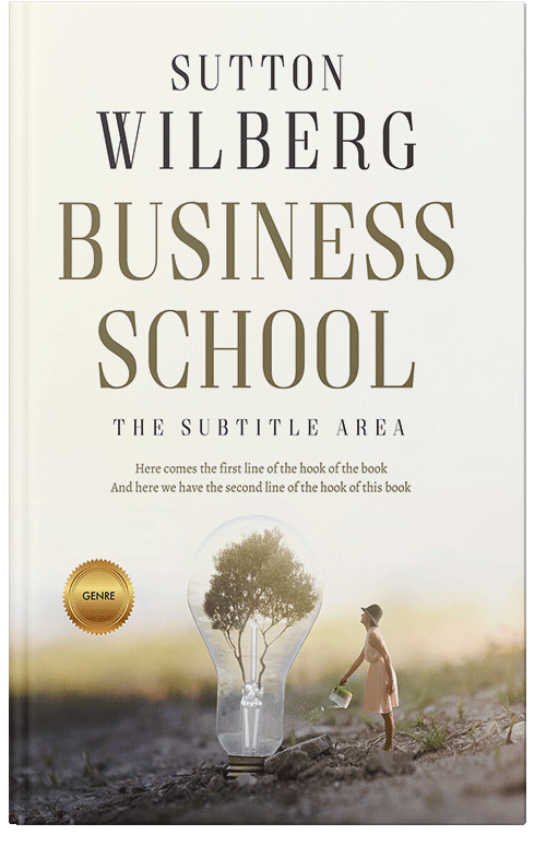 Front view of Spring Wood #10870 - Premade Business Book Cover