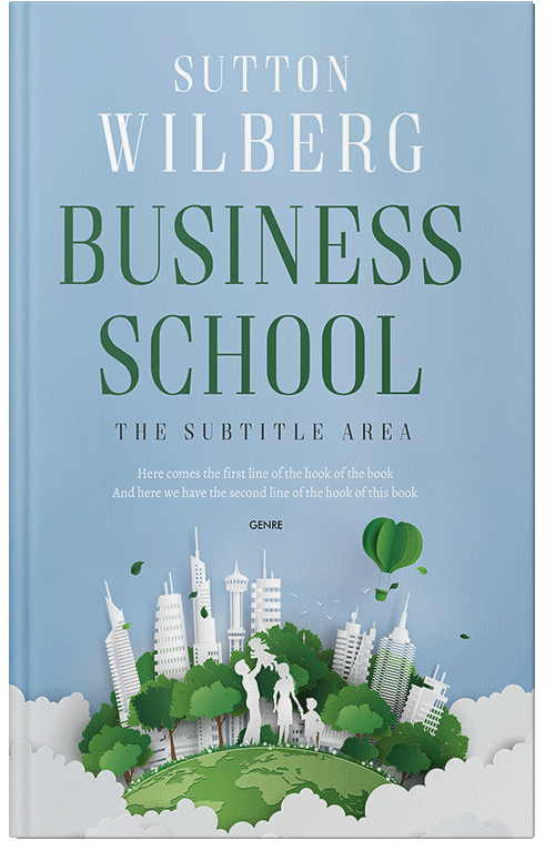 Front view of Pigeon Post #10871 - Premade Abstract Book Cover