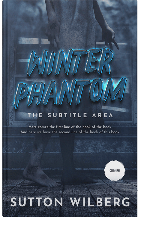 Front view of Pickled Bluewood #10888 - Premade Horror Book Cover