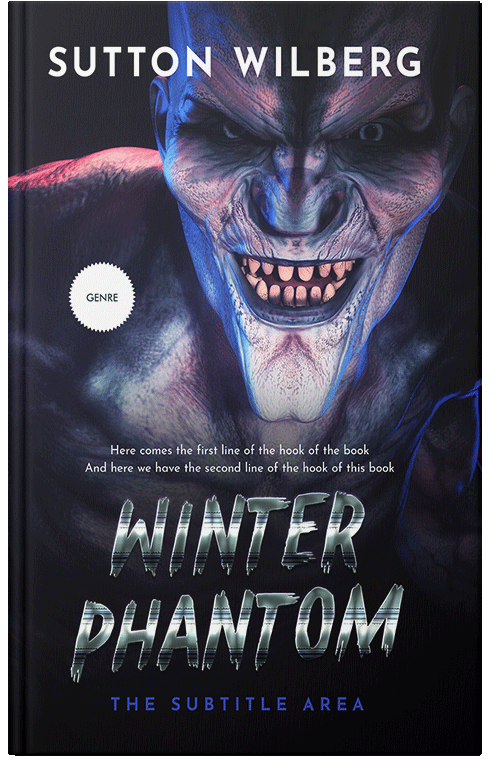 Front view of Premade Horror Book Cover - Mirage