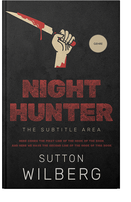 Front view of Cod Gray #10901 - Premade Mystery & Thriller & Suspense Book Cover