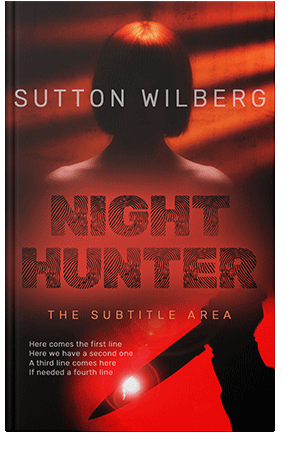 Pre Made Book Cover Alizarin Crimson