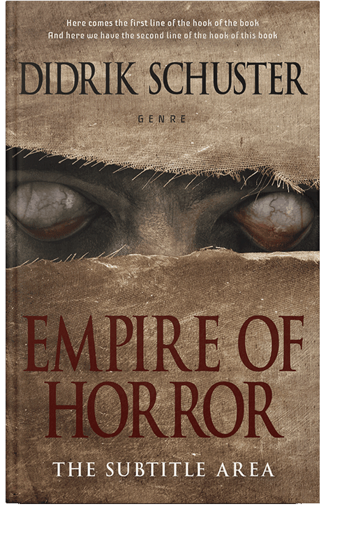 Front view of Shadow #10912 - Premade Horror Book Cover