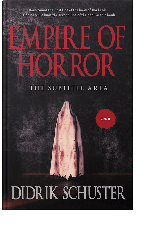 Front view of Contessa #10916 - Premade Horror Book Cover