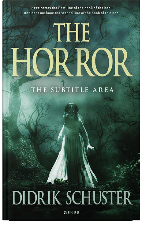Front view of Celtic #10918 - Premade Horror Book Cover