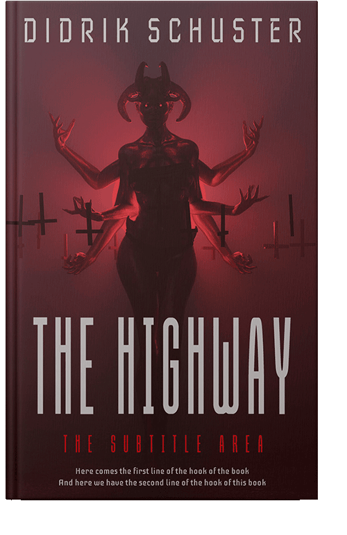 Front view of Cedar #10927 - Premade Horror Book Cover