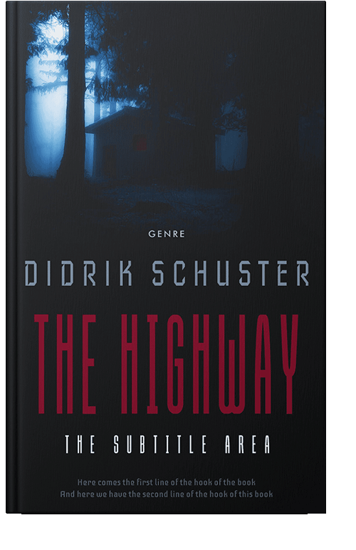 Front view of Bunker #10928 - Premade Horror Book Cover