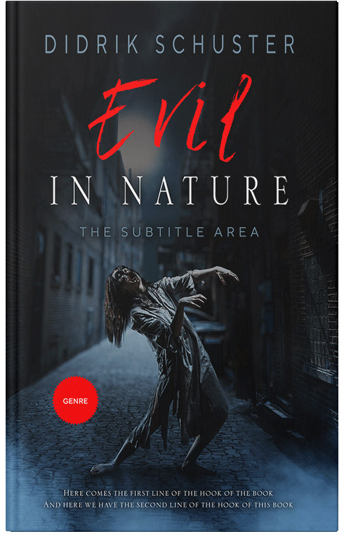 Front view of Bunker #10930 - Premade Horror Book Cover