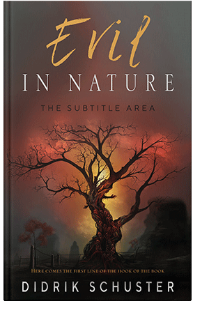 Pre Made Book Cover English Walnut