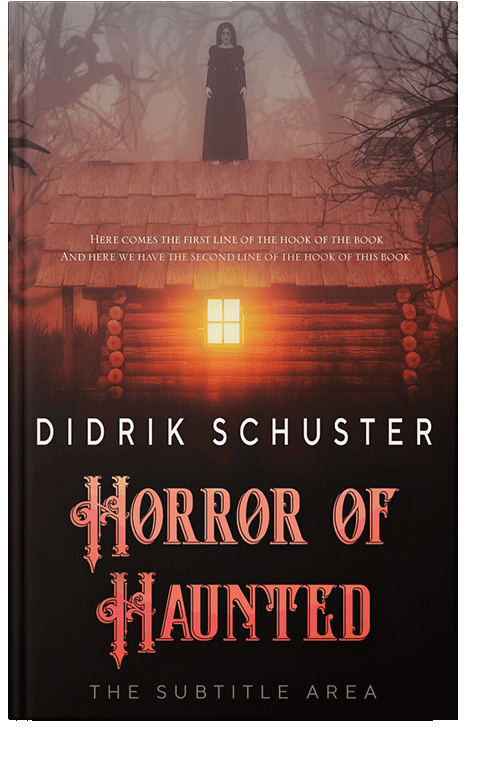 Front view of Night Rider #10940 - Premade Horror Book Cover