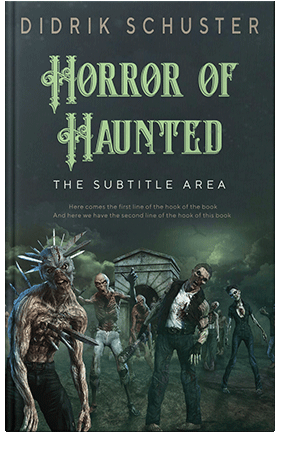 Pre Made Book Cover Outer Space