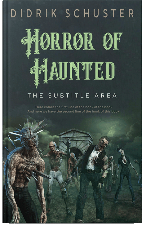 Front view of Outer Space #10941 - Premade Apocalyptica Book Cover