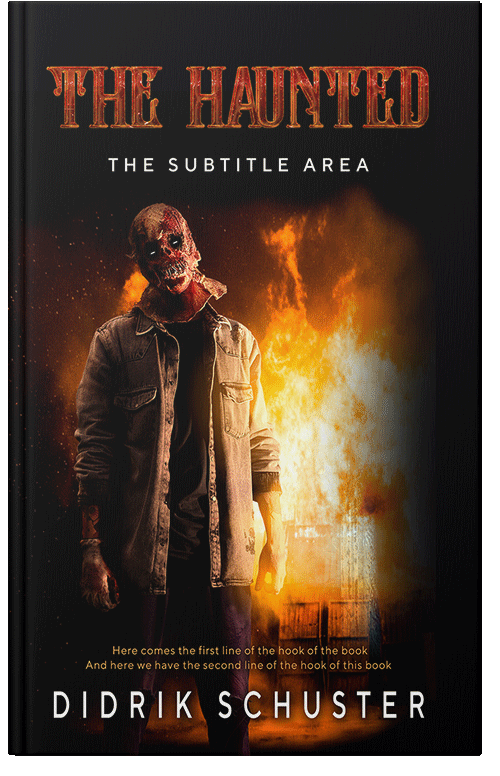 Front view of Premade Horror Book Cover - Di Serria