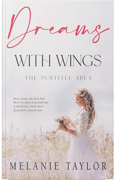 Front view of Ebb #10954 - Premade Romance Book Cover