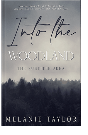 Pre Made Book Cover Cloudy