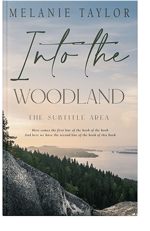 Pre Made Book Cover Swirl