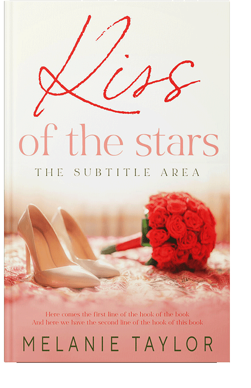 Front view of Linen #10977 - Premade Romance Book Cover