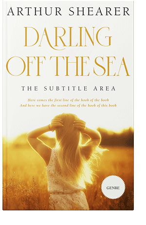 Pre Made Book Cover Ecru White