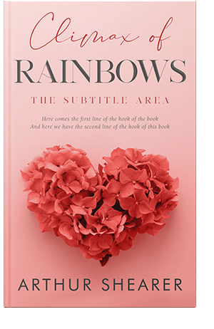 Pre Made Book Cover Apricot Peach