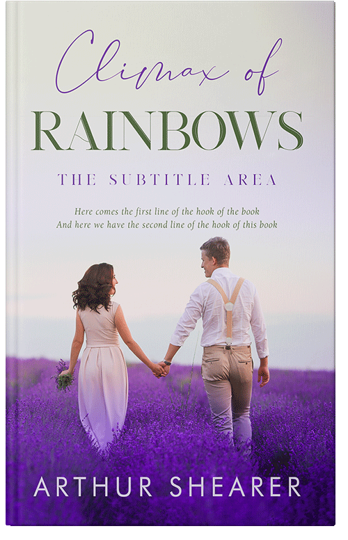 Front view of Honey Flower #11012 - Premade Romance Book Cover