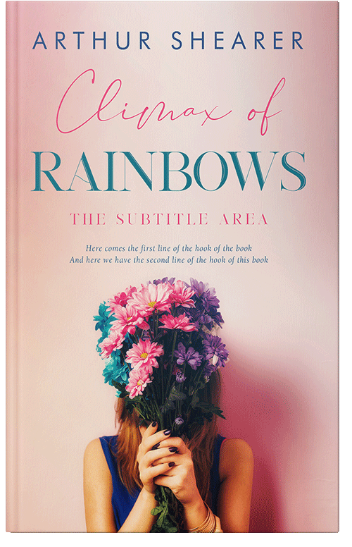 Front view of Premade Romance Book Cover - Almond