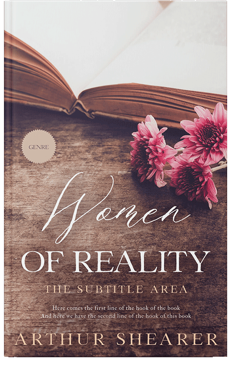 Front view of Russett #11023 - Premade Romance Book Cover