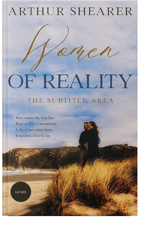 Front view of French Gray #11031 - Premade Romance Book Cover