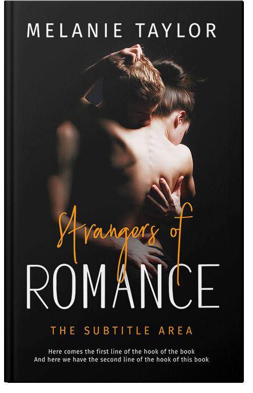 Front view of Premade Erotica Book Cover - Tan