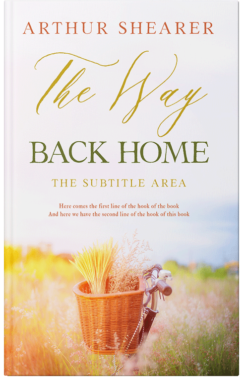 Front view of White Linen #11069 - Premade Poetry Book Cover